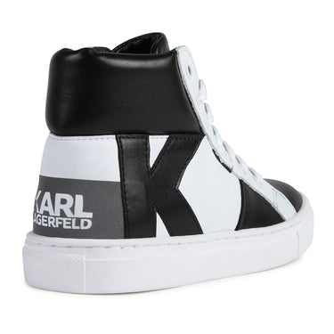 Tenis KARL LAGERFELD negros para niño